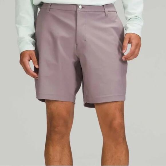 Lululemon Commission Classic 7" Shorts SZ 30 Cord Lunar Rock - Picture 1 of 4